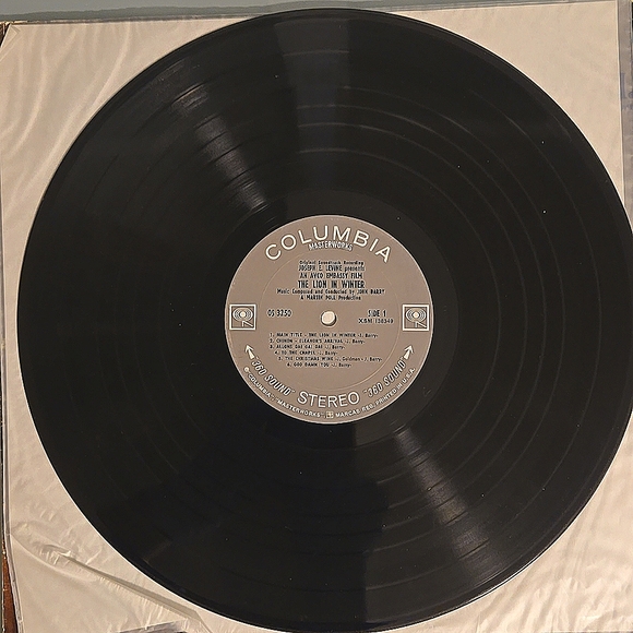 John Barry THE LION IN WINTER Original Soundtrack 1968 Columbia OS 3250 stereo - Picture 9 of 10